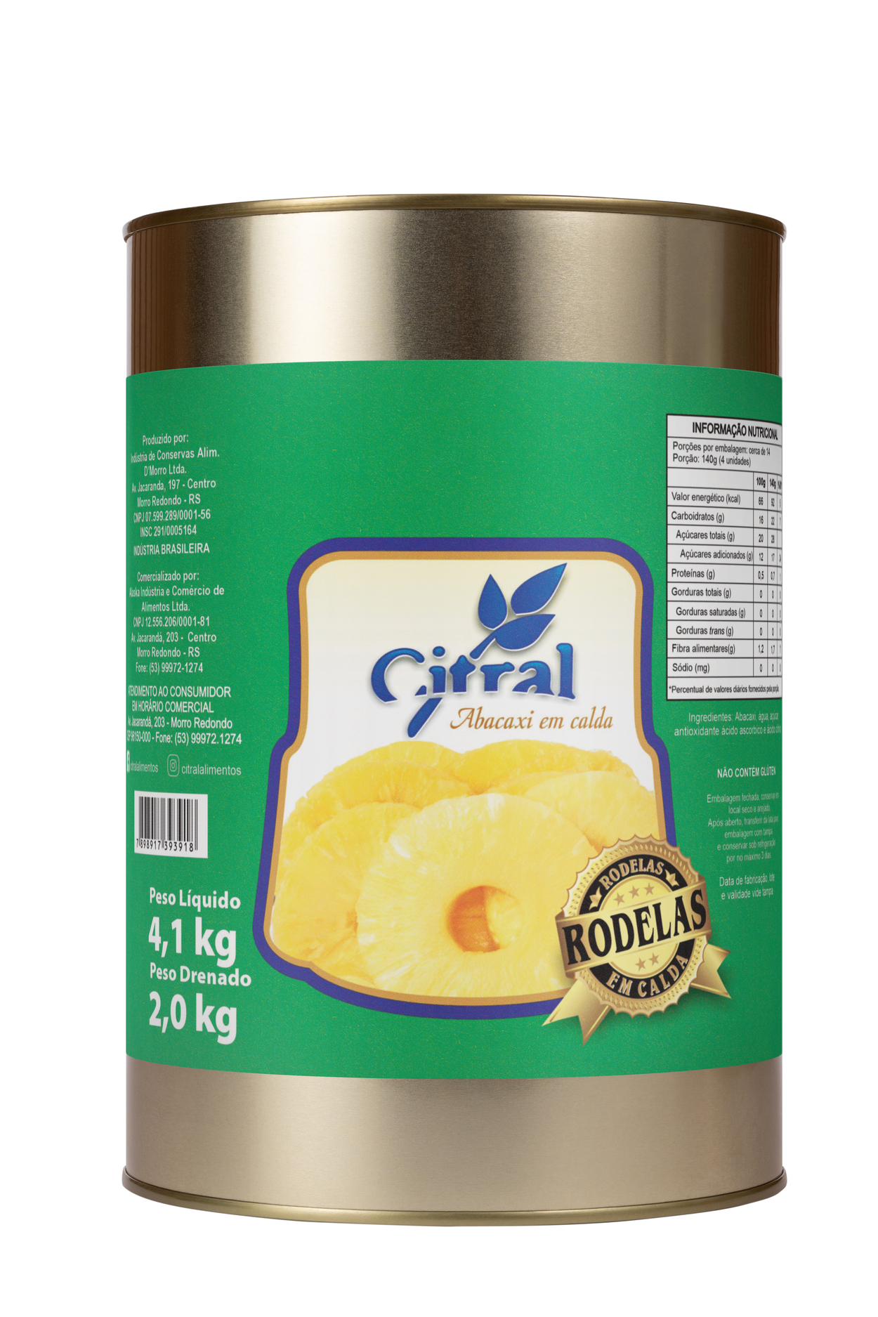 Citral Abacaxi Rod. Food Service 4100G