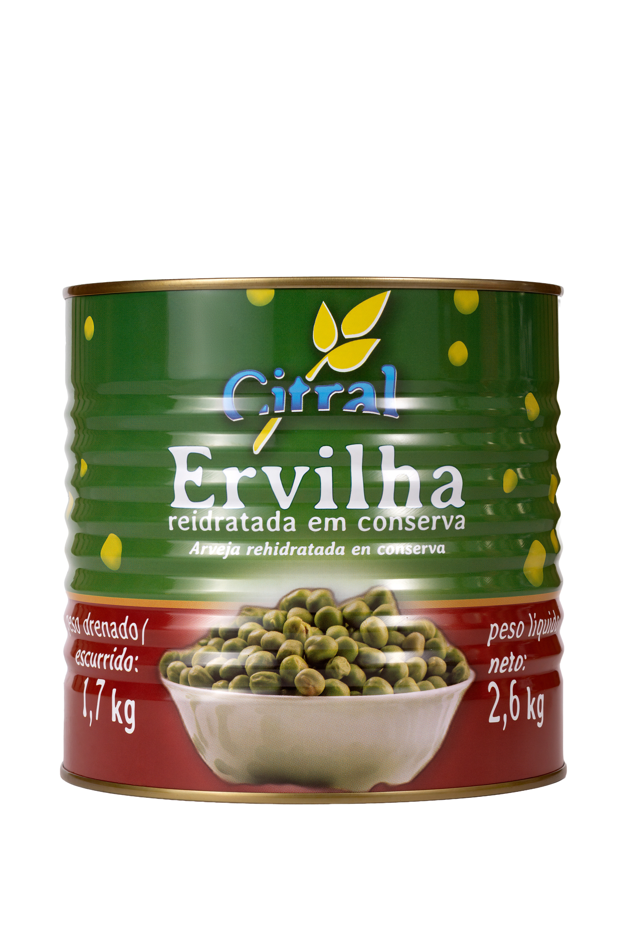 Citral Ervilha Em Conserva 1700G