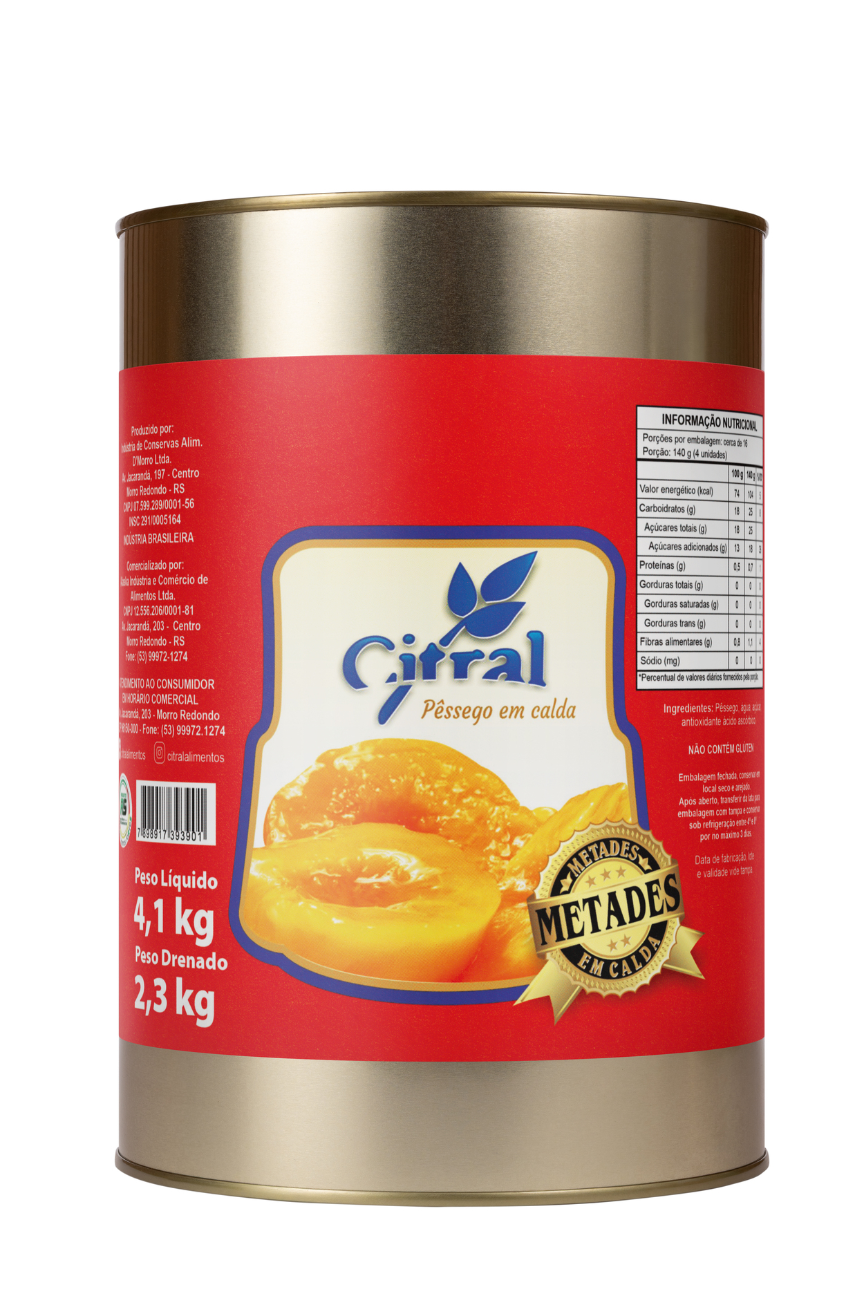 Citral Pessego Met. Food Service 4100G