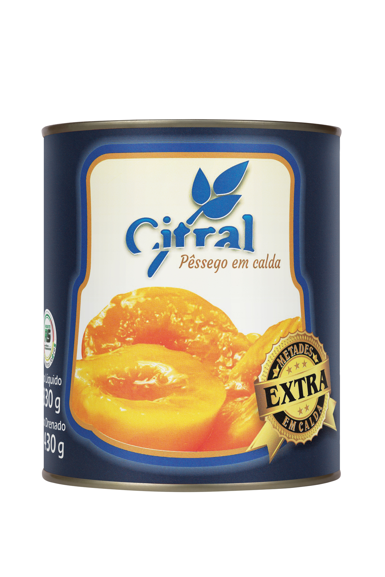 Citral Pessego Metades Extra 430G